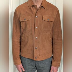 Banana Republic Men's Brown Suede Jacket